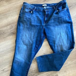 Warp + Weft JFK NYC Skinny Jeans, Faded Blue size 22x28